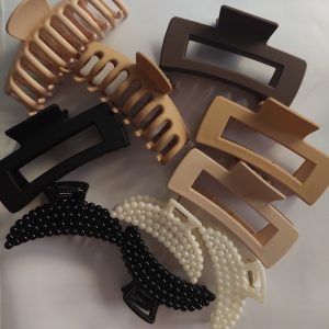 Set of 10 Ladies Hair Jaw Clips