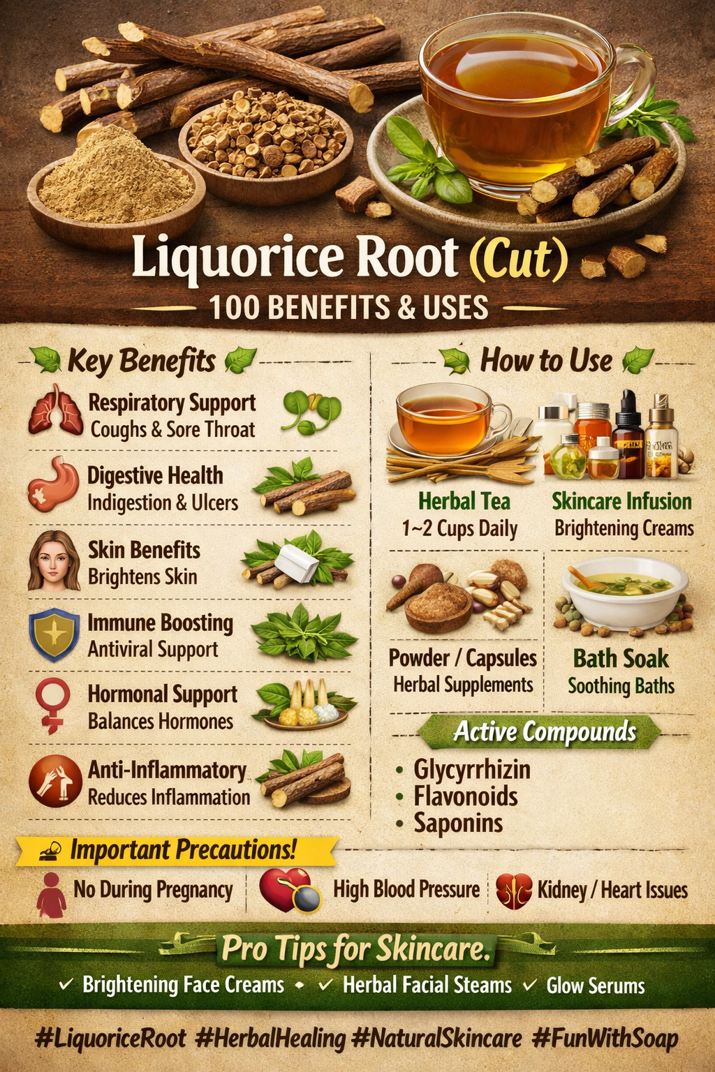 LIQUORICE ROOT CUT 100g POWDER
