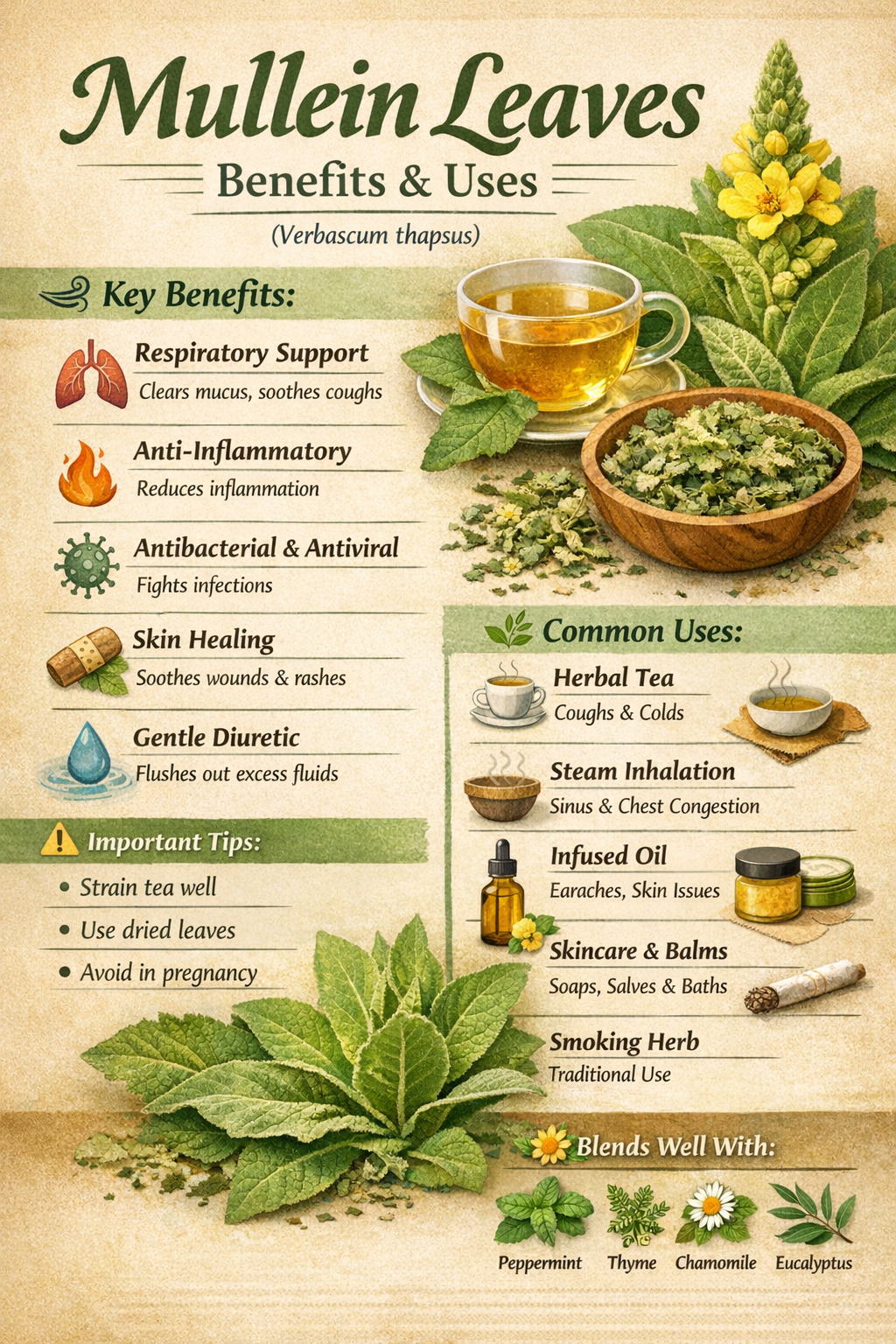 Mullein Leaves 75g POWDER