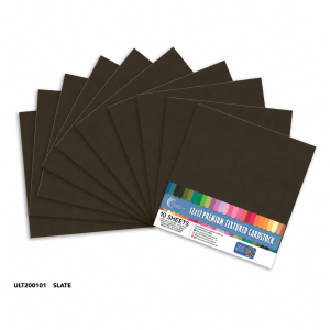 Textured Cardstock 12x12 - Granite/Slate (216gsm, 10 Sheets)