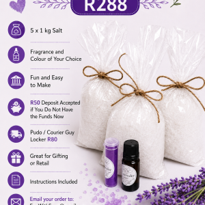 Bath Salt Kit makes 5 kg