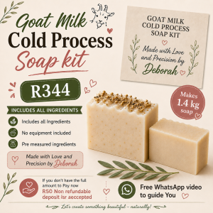 Beginner Goat Milk Cold Process kit