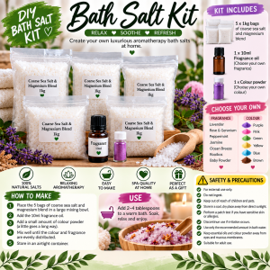 Bath Salt Kit makes 5 kg