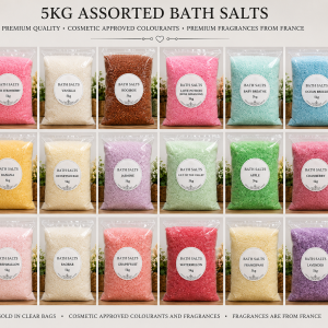 5kg Bulk Bath Salts - Assorted Made on Back order