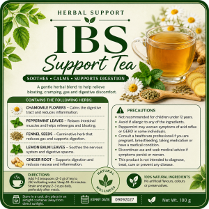 Irritable Bowel Syndrome Herbal Tea Blend