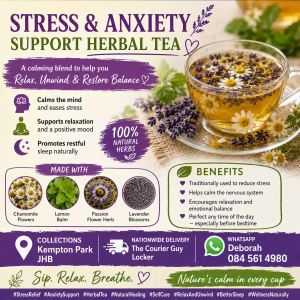 Stress, Anxiety and Insomnia Herbal Tea Blend