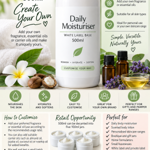 Moisturiser 500g White Label